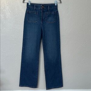 LOFT Dark Blue Flare Jeans